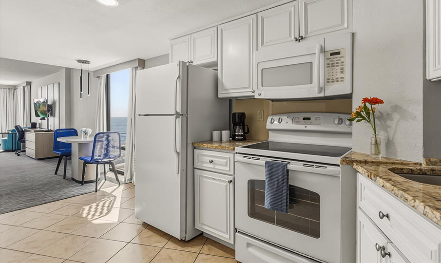 enlarged view of guest room kitchen facilities