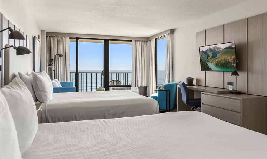 enlarged scenic balcony view of Daytona Beach