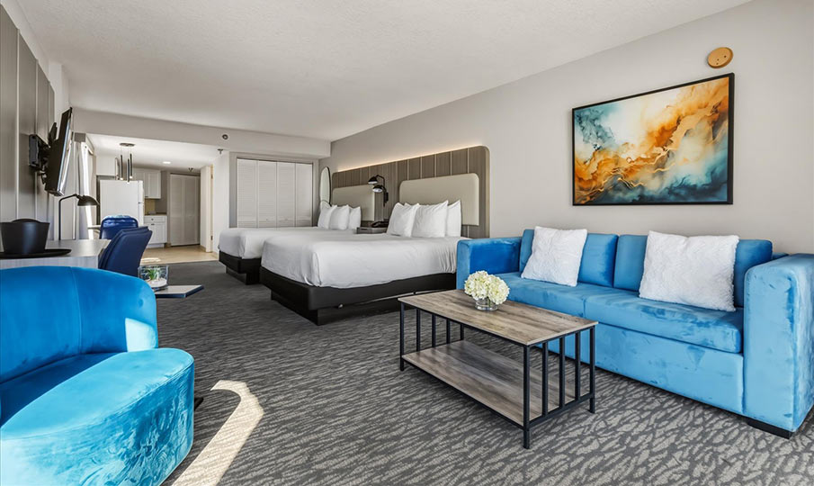 enlarged scenic balcony view of Daytona Beach