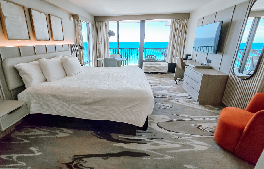 ocean front king efficiency guest room view
