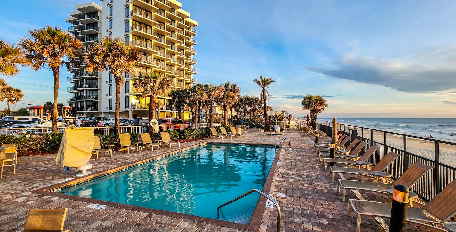 Beach view on Daytona Beach, Florida