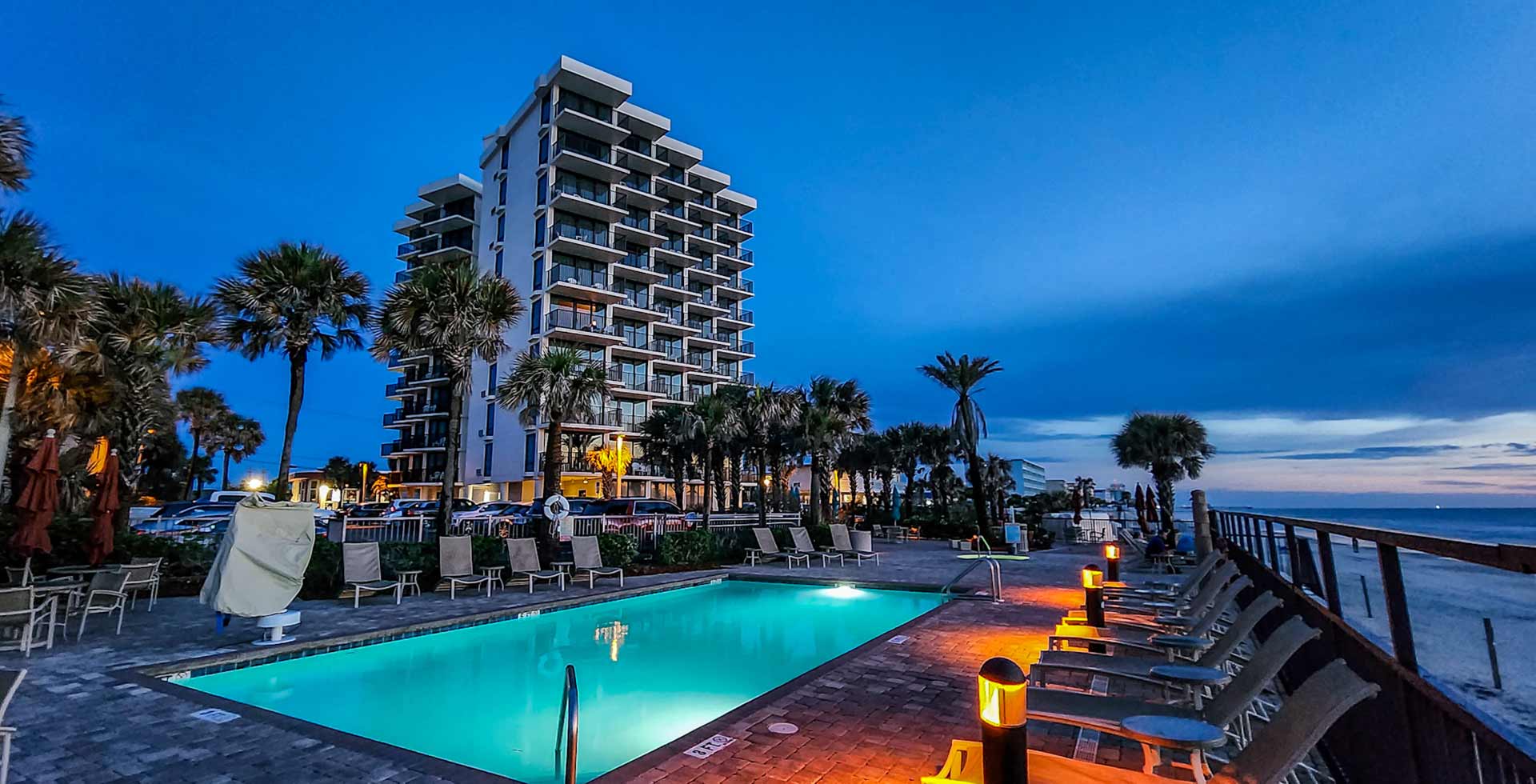 Beach view on Daytona Beach, Florida
